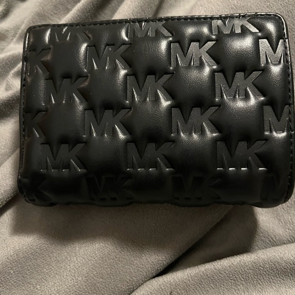 Michael Kors Black Embossed Wallet - Picture 4 of 5